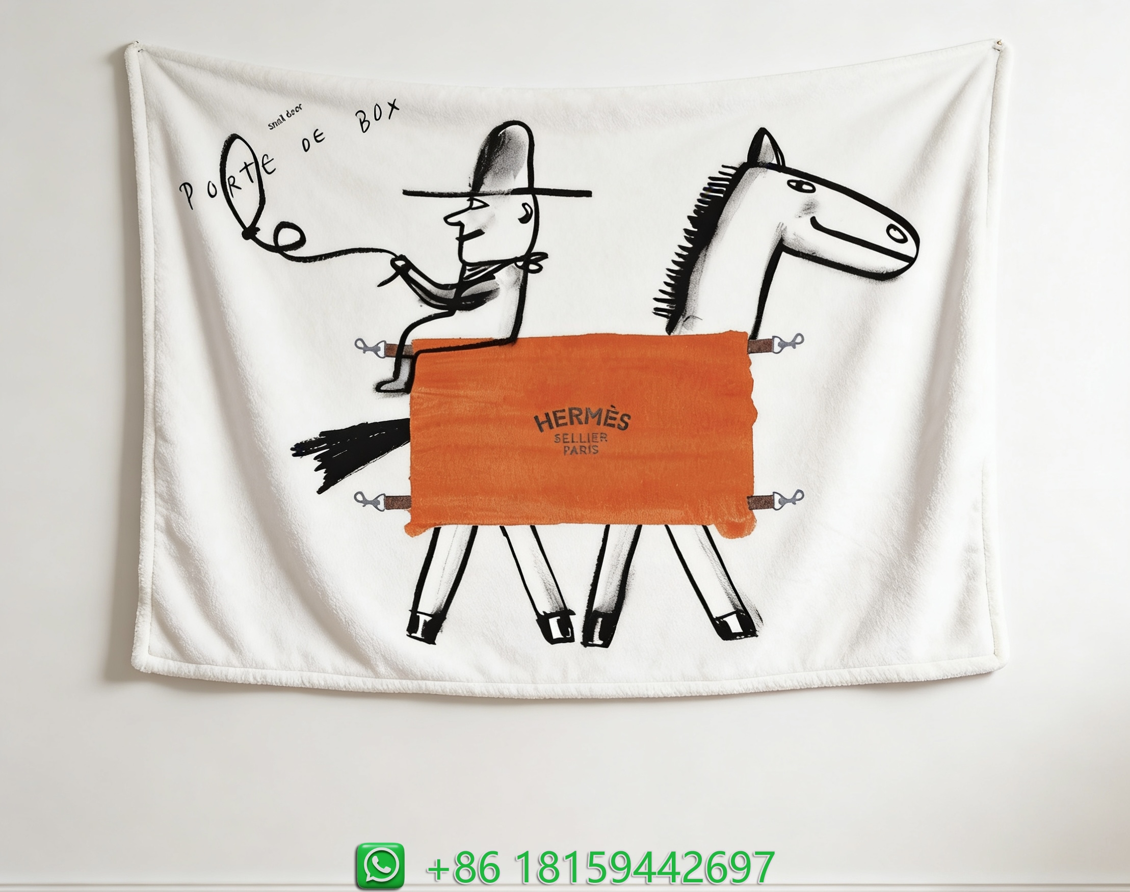 Hermes Throw Blankets